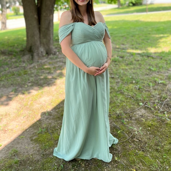 Brand NEW Sage Maternity Kennedy Chiffon Convertible Dress | Made to Order - Picture 14 of 14